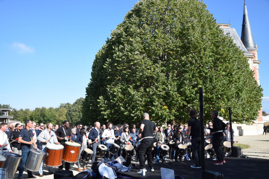 Agence évènementielle Ysseo Team Building collaboratif musical percussions